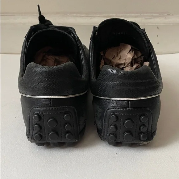 Gucci black Nappa leather shoes size 8.5 Italian 9.5 US